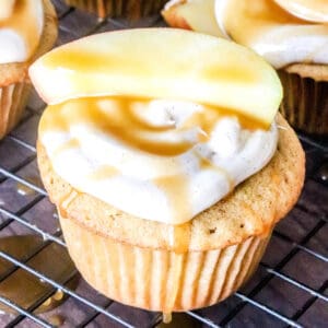 Caramel Apple Spice Cupcakes