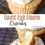 Caramel Apple Cinnamon Cupcakes