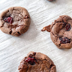 Chocolate Cranberry Cookies
