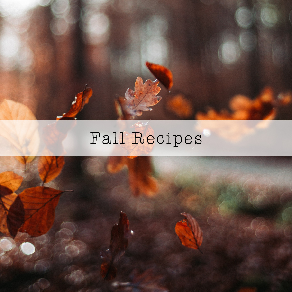 Fall Holiday Food Recipes