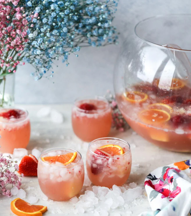 Strawberry Citrus Easter Punch