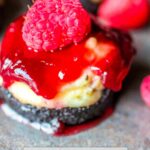 Mini Raspberry Cheesecakes