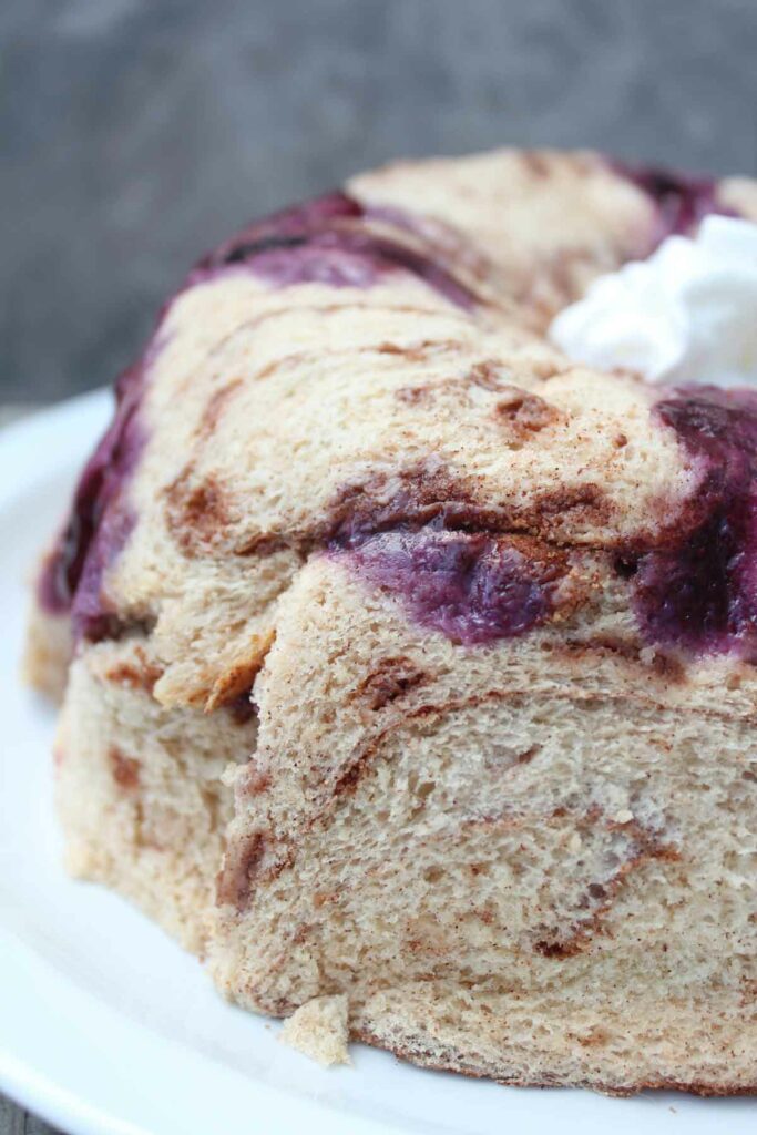 Summer Berry Cinnamon Bread Pudding
