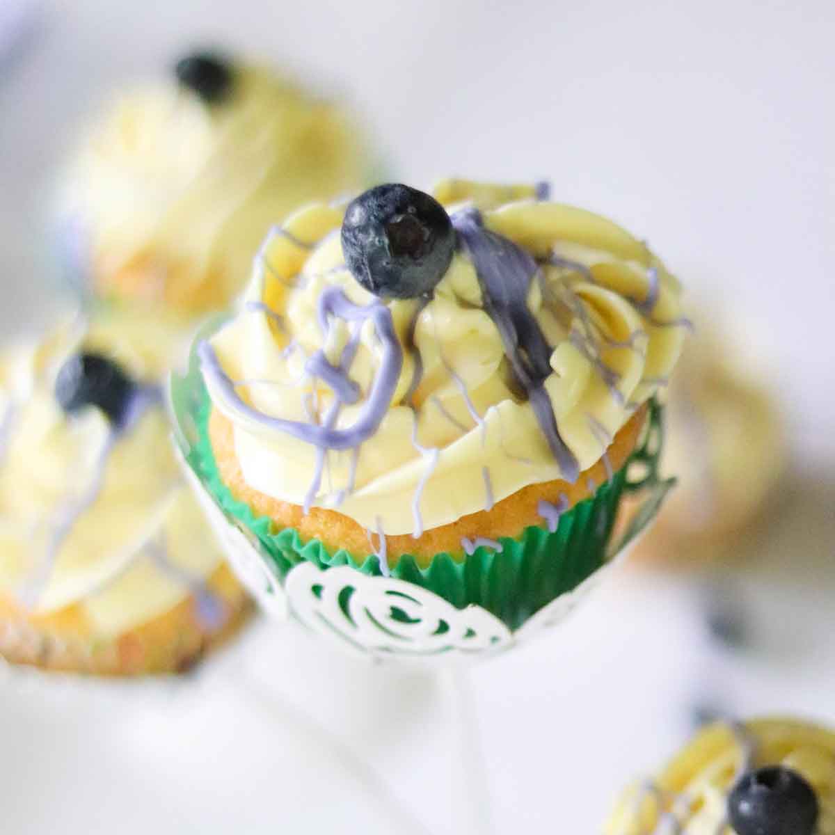 Blueberry Lemon Cupcakes Featured Image