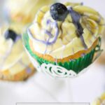Blueberry Lemon Cupcakes Pinterest Image
