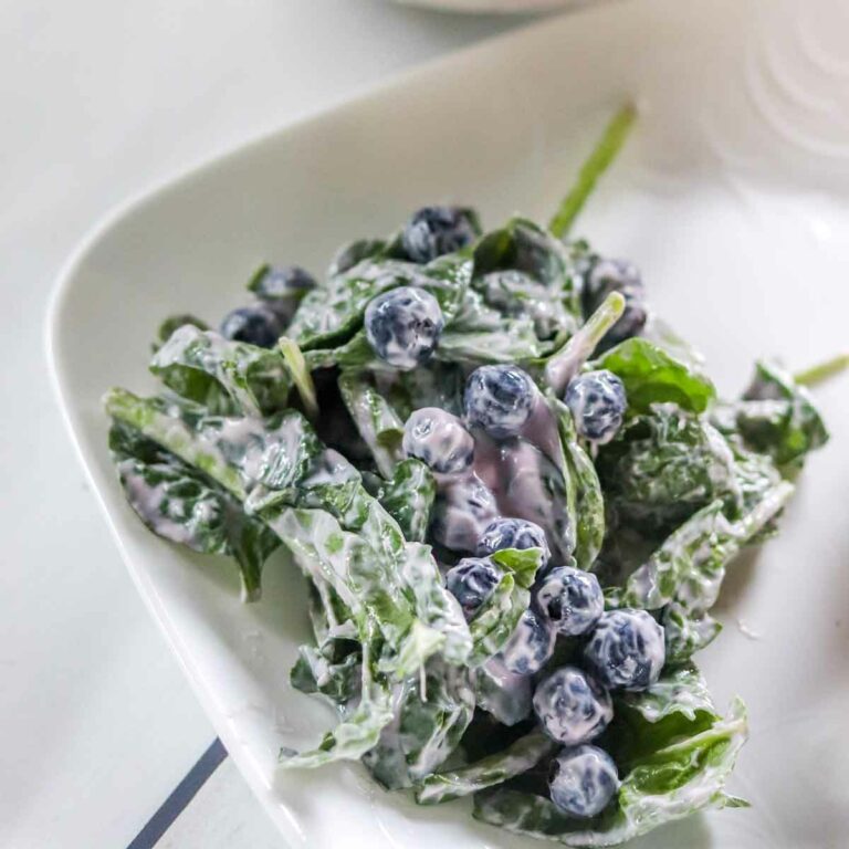 Easy Blueberry Spinach Salad