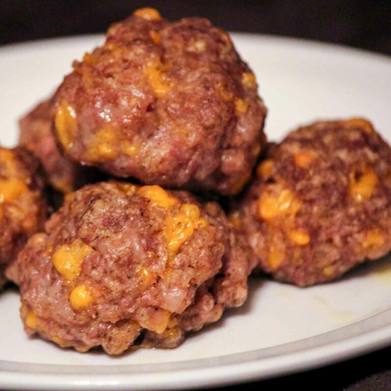 Air Fryer Sausage Meatballs