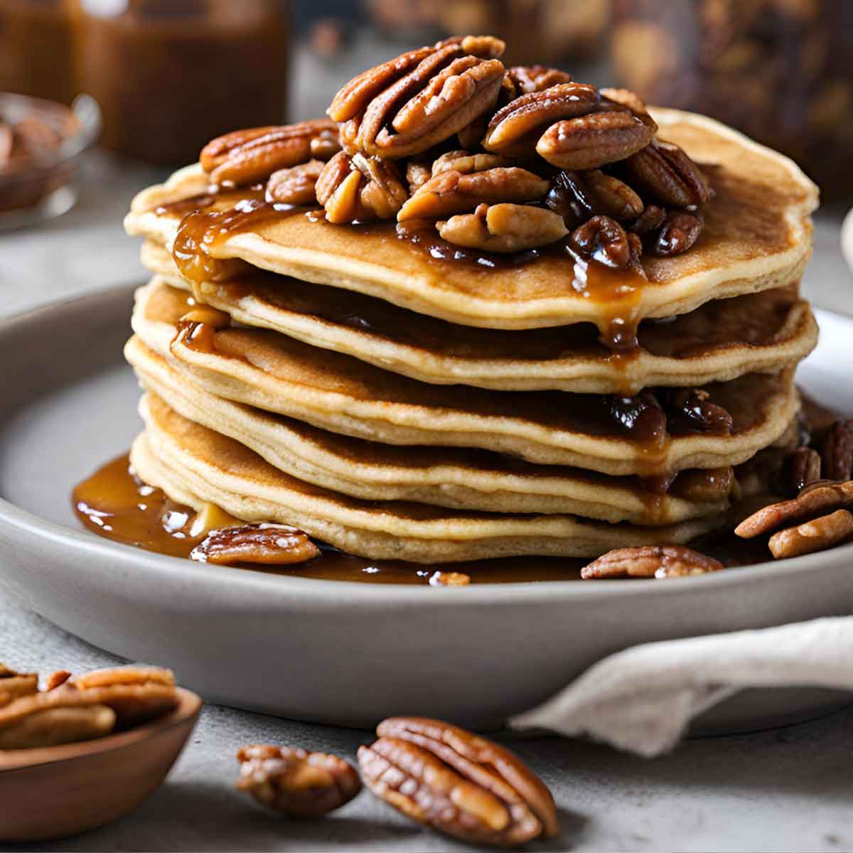 Pecan Pie Pancakes Featured Image