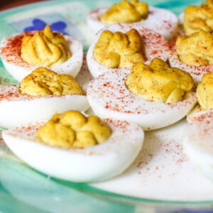 Curry Deviled Eggs Featured Image