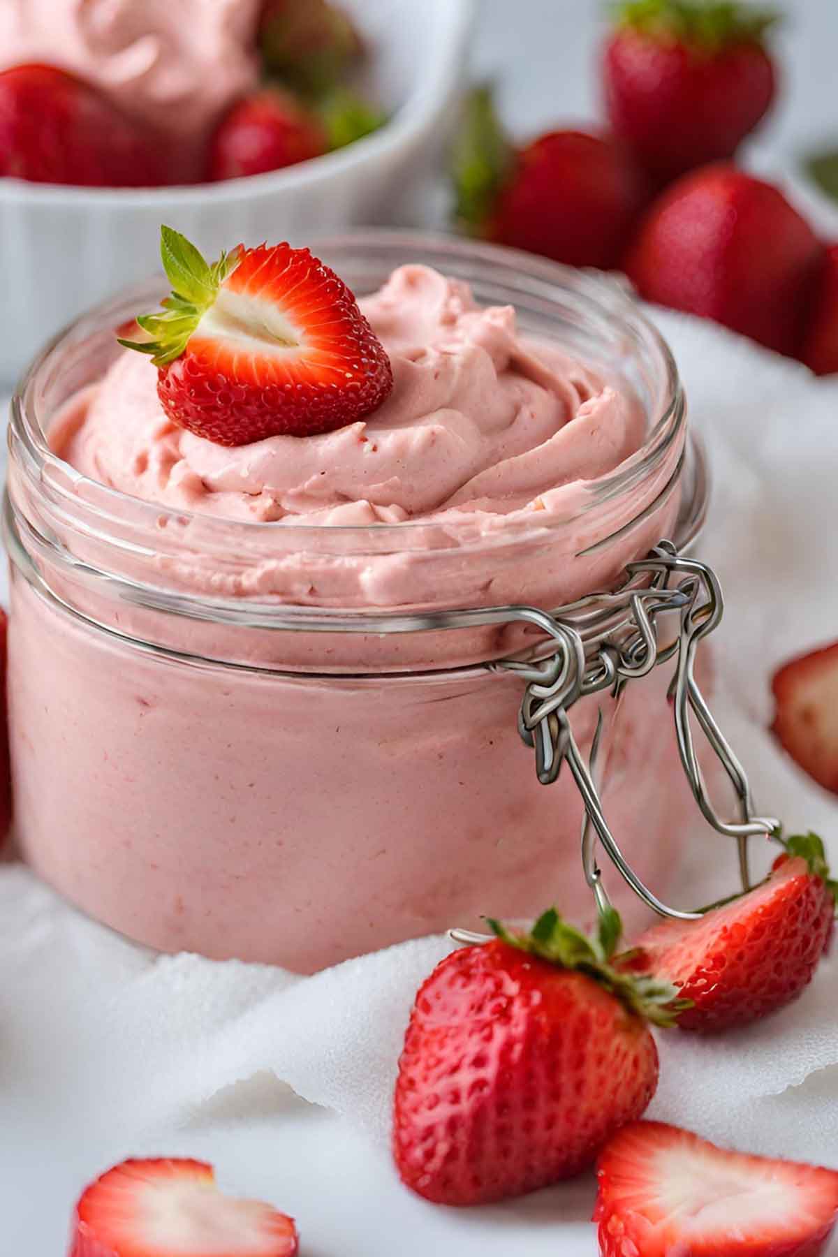 Easy Strawberry Butter in a Jar