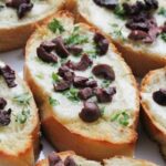 Baked Brie Bites with Olives & Roasted Garlic