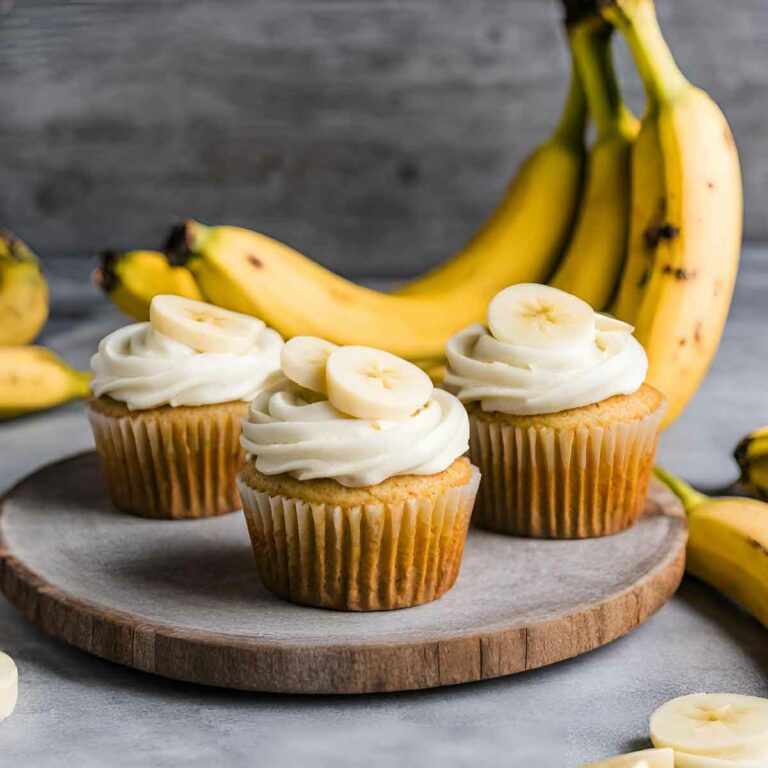 Banana Cupcakes (or Banana Cake)