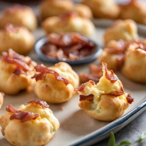 Cheese and Bacon Puffs Featured Image