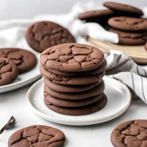 Chocolate Sugar Cookies Featured Image