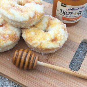 Tropical Fruit and Honey Swirled Donuts