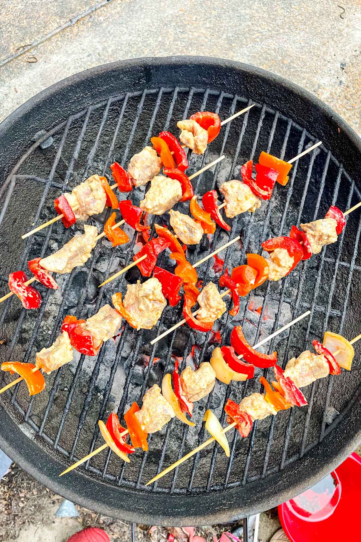Best Juicy Grilled Chicken Kabobs Cooking on the Grill