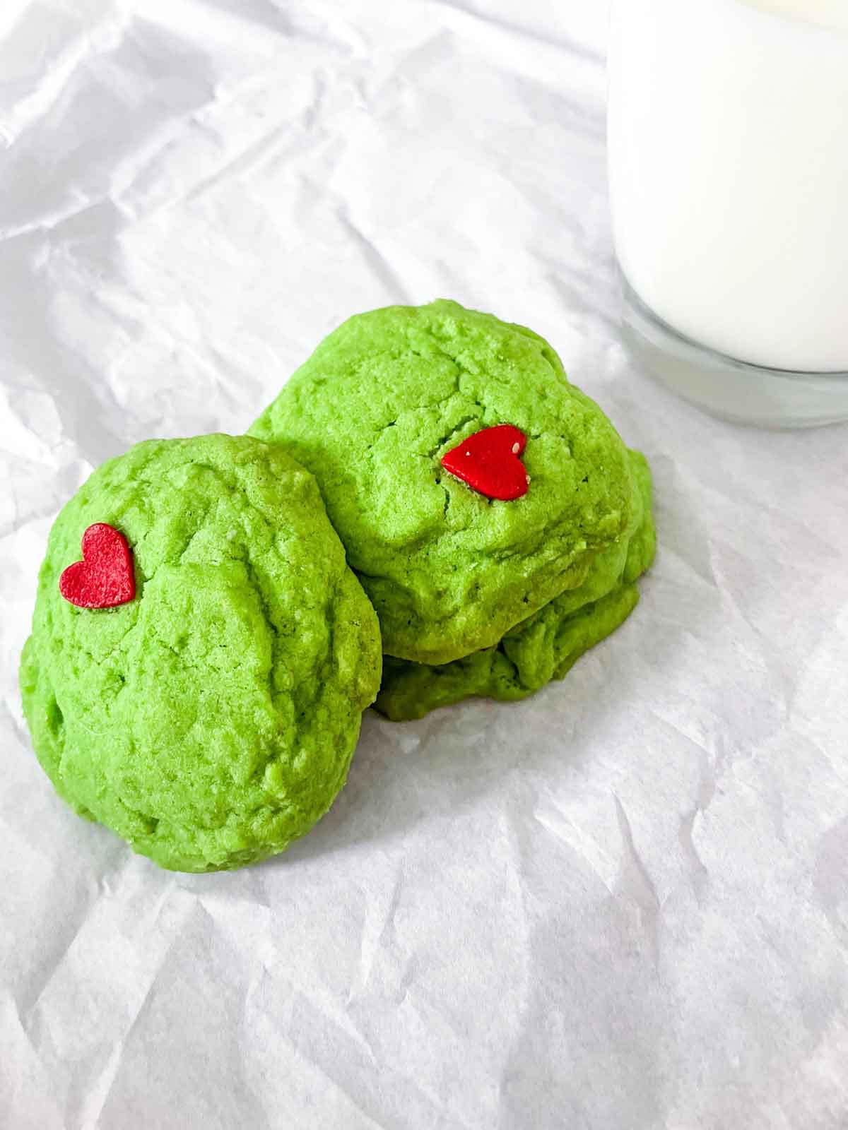 The Grinch Peppermint Sugar Cookies