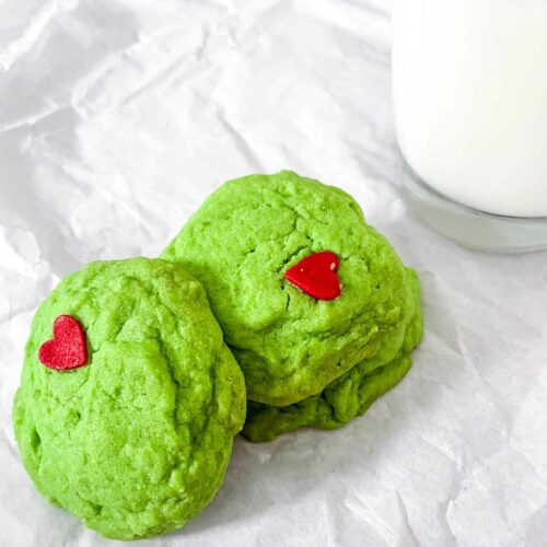 The Grinch Peppermint Sugar Cookies