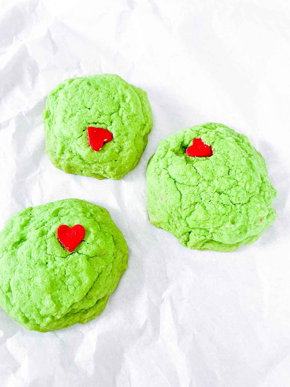 The Grinch Peppermint Sugar Cookies